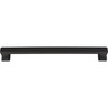 Top Knobs, Transcend, Ascendra, 12" (305mm) Appliance Pull, Flat Black - Top View