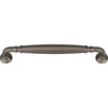 Top Knobs, Grace, Barrow, 6 5/16" (160mm) Straight Pull, Ash Gray - alt view 2