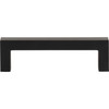 Atlas Homewares, It, 3 3/4" (96mm) Square End Pull, Matte Black