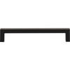 Atlas Homewares, It, 6 5/16" (160mm) Square End Pull, Matte Black