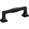 Atlas Homewares, Kate, 3" Straight Pull, Matte Black - alt view