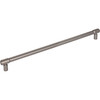 Top Knobs, Regent's Park, Clarence, 12" (305mm) Bar Pull, Ash Gray - alt view
