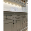 Top Knobs, Regent's Park, Clarence, 12" (305mm) Bar Appliance Pull, Flat Black - installed 2