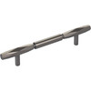 Top Knobs, Regent's Park, Kingsmill, 5 1/16" (128mm) Bar Pull, Ash Gray - alt view