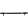 Top Knobs, Regent's Park, Kingsmill, 8 13/16" (224mm) Bar Pull, Flat Black