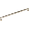 Top Knobs, Regent's Park, Cumberland, 12" (305mm) Straight Pull, Polished Nickel - alt view