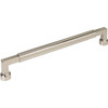 Top Knobs, Regent's Park, Cumberland, 12" (305mm) Straight Appliance Pull, Polished Nickel - alt view