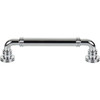 Top Knobs, Morris, Cranford, 5 1/16" (128mm) Straight Pull, Polished Chrome