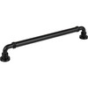 Top Knobs, Morris, Cranford, 8 13/16" (224mm) Straight Pull, Flat Black - alt view 1