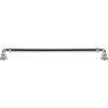 Top Knobs, Morris, Cranford, 12" (305mm) Straight Pull, Polished Chrome