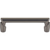 Top Knobs, Morris, Florham, 3 3/4" (96mm) Straight Pull, Ash Gray