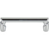 Top Knobs, Morris, Florham, 3 3/4" (96mm) Straight Pull, Polished Chrome