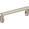 Top Knobs, Morris, Florham, 3 3/4" (96mm) Straight Pull, Brushed Satin Nickel - alt view 1