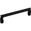 Top Knobs, Morris, Florham, 5 1/16" (128mm) Straight Pull, Flat Black - alt view 1