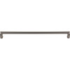 Top Knobs, Morris, Florham, 12" (305mm) Straight Pull, Ash Gray