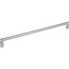 Top Knobs, Morris, Florham, 12" (305mm) Straight Pull, Polished Chrome - alt view 1