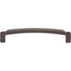 Top Knobs, Morris, Haddonfield, 5 1/16" (128mm) Curved Pull, Ash Gray