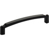 Top Knobs, Morris, Haddonfield, 5 1/16" (128mm) Curved Pull, Flat Black - alt view 1