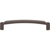 Top Knobs, Morris, Haddonfield, 6 5/16" (160mm) Curved Pull, Ash Gray