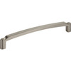 Top Knobs, Morris, Haddonfield, 7 9/16" (192mm) Curved Pull, Brushed Satin Nickel - alt view 1