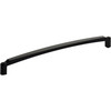 Top Knobs, Morris, Haddonfield, 12" (305mm) Curved Pull, Flat Black - alt view 1