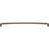 Top Knobs, Morris, Haddonfield, 12" (305mm) Curved Appliance Pull, Ash Gray