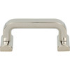 Top Knobs, Morris, Harrison, 2 1/2" (64mm) Straight Pull, Polished Nickel