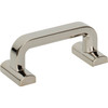 Top Knobs, Morris, Harrison, 2 1/2" (64mm) Straight Pull, Polished Nickel - alt view 1
