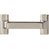 Top Knobs, Morris, Harrison, 2 1/2" (64mm) Straight Pull, Polished Nickel - alt view 2