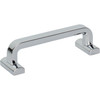 Top Knobs, Morris, Harrison, 3 3/4" (96mm) Straight Pull, Polished Chrome - alt view 1