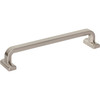Top Knobs, Morris, Harrison, 6 5/16" (160mm) Straight Pull, Brushed Satin Nickel - alt view 1