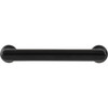 Top Knobs, Morris, Morris, 3 3/4" (96mm) Straight Pull, Flat Black - alt view 2