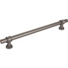 Top Knobs, Dakota, Bit, 12" (305mm) Bar Appliance Pull, Ash Gray - alt view