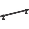 Top Knobs, Dakota, Bit, 7 9/16" (192mm) Bar Pull, Flat Black - alt view