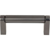 Top Knobs, Bar Pulls, Pennington, 3" Straight Pull, Ash Gray