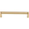 Top Knobs, Bar Pulls, Pennington, 6 5/16" (160mm) Straight Pull, Honey Bronze