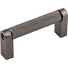 Top Knobs, Bar Pulls, Amwell, 3" Straight Pull, Ash Gray - alt view