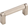 Top Knobs, Bar Pulls, Amwell, 3" Straight Pull, Brushed Satin Nickel - alt view