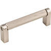 Top Knobs, Bar Pulls, Amwell, 3 3/4" (96mm) Straight Pull, Brushed Satin Nickel - alt view