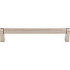 Top Knobs, Bar Pulls, Amwell, 6 5/16" (160mm) Straight Pull, Brushed Satin Nickel