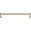 Top Knobs, Bar Pulls, Amwell, 8 13/16" (224mm) Straight Pull, Brushed Satin Nickel