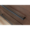 Top Knobs, Bar Pulls, Amwell, 18 7/8" (480mm) Straight Pull, Flat Black - installed 2