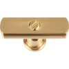 Atlas Homewares, Everitt, 2" T-Knob, Warm Brass - alt view 2