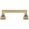 Atlas Homewares, Erika, 3" Straight Pull, Warm Brass