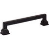 Atlas Homewares, Erika, 5 1/16" (128mm) Straight Pull, Matte Black - alt view