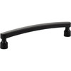 Atlas Homewares, Lennox, 5 1/16" (128mm) Curved Pull, Matte Black - alt view