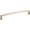 Atlas Homewares, Lennox, 7 9/16" (192mm) Curved Pull, Brushed Nickel - alt view