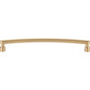 Atlas Homewares, Lennox, 12" (305mm) Curved Appliance Pull, Warm Brass