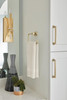 Amerock, Arrondi, 6 7/16" Towel Ring, Golden Champagne - installed 1