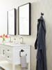 Amerock, Arrondi, Single Robe Hook, Matte Black - installed 2